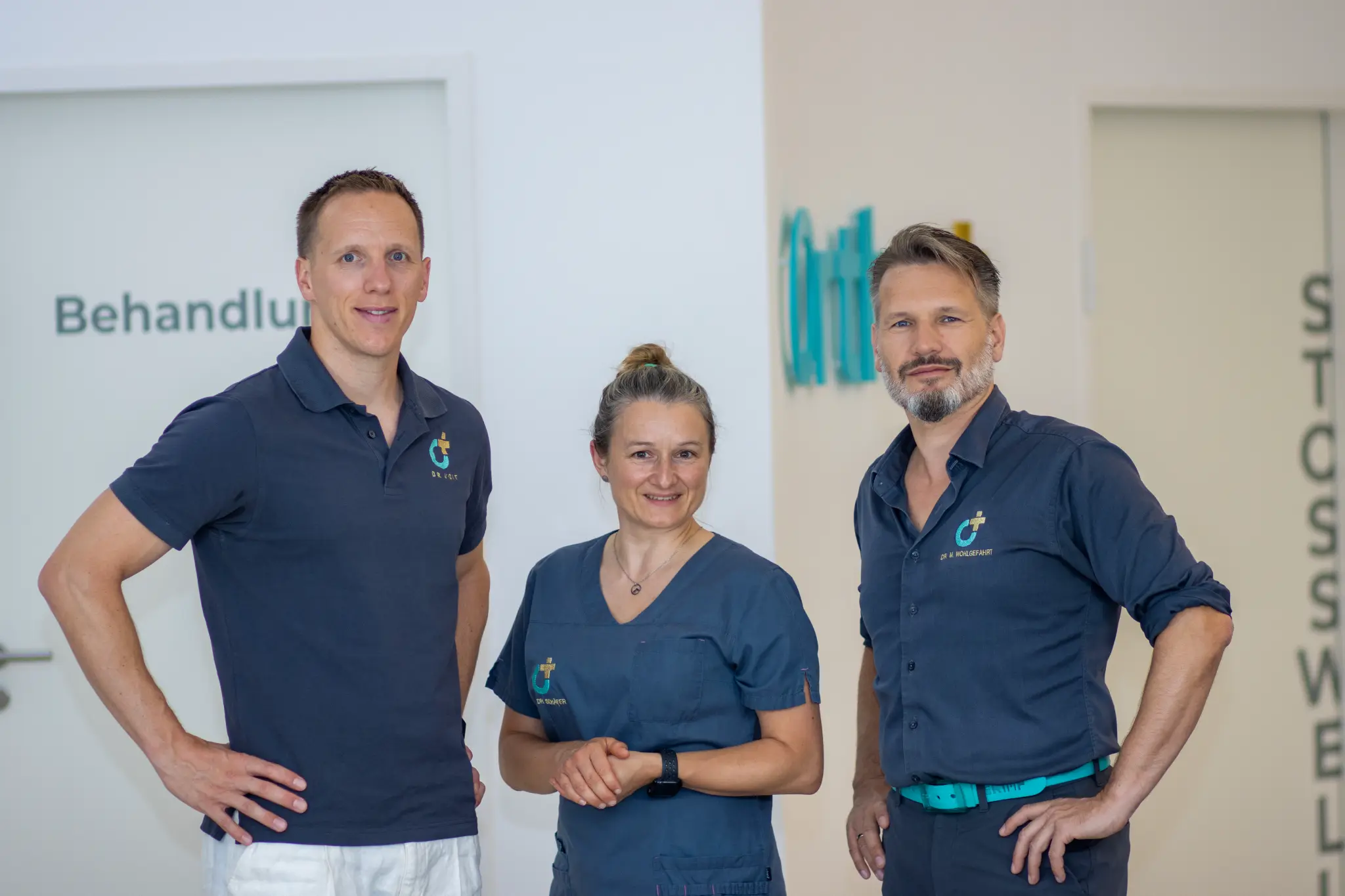 Das Team von Ortho+ Franken, Arztpraxis für Orthopädie und Unfallchirurgie in Nürnberg